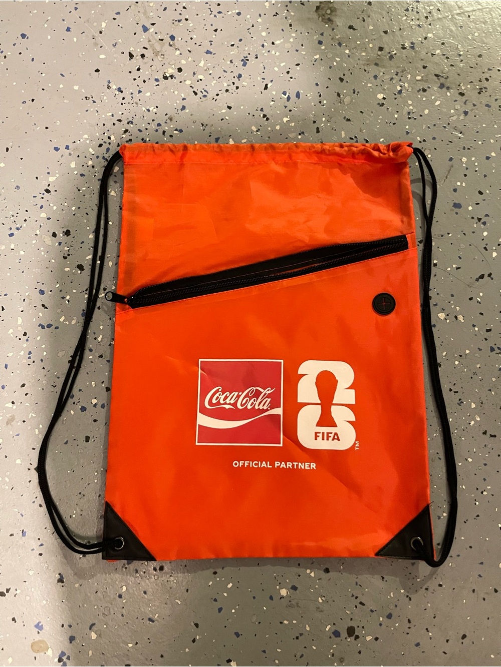Coca Cola red FIFA Drawstring Backpack